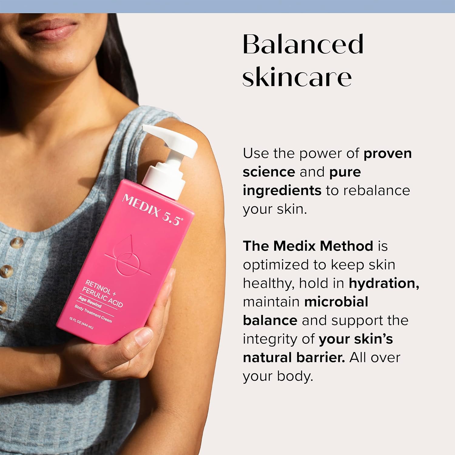 Medix 5.5 Retinol Age Rewind Body Oil 1000ml + 3% Hyaluronic Acid Hydrating Oil EFFECTIVE ANTI-AGING INGREDIENTS DEEP SKIN MOISTURIZING Ferulic Acid, Shea Butter, Vitamin E, & Green Tea Body Oil 1000