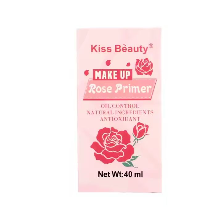 Kiss Beauty 40 ml Natural Antioxidant Oil Control Face Makeup Rose Primer Base Makeup Primer Moisturizer, anti-wrinkle, CONCEALER, PORES, Natural, OIL-CONTROL