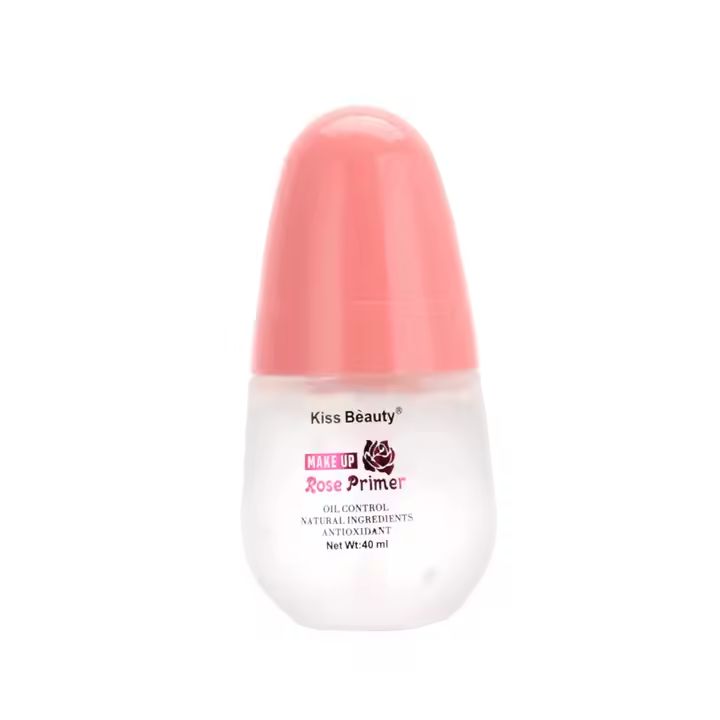 Kiss Beauty 40 ml Natural Antioxidant Oil Control Face Makeup Rose Primer Base Makeup Primer Moisturizer, anti-wrinkle, CONCEALER, PORES, Natural, OIL-CONTROL