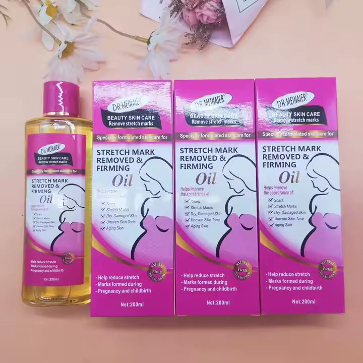 Dr Meinaier Anti Stretch Mark Oil 200ml Remove Scars Repair Skin Moisturizing Nourishing Lightening Essential Body Oil  Anti - Stretch Marks  Moisturizes and Nourishes Skin Anti Strech Marks Oil