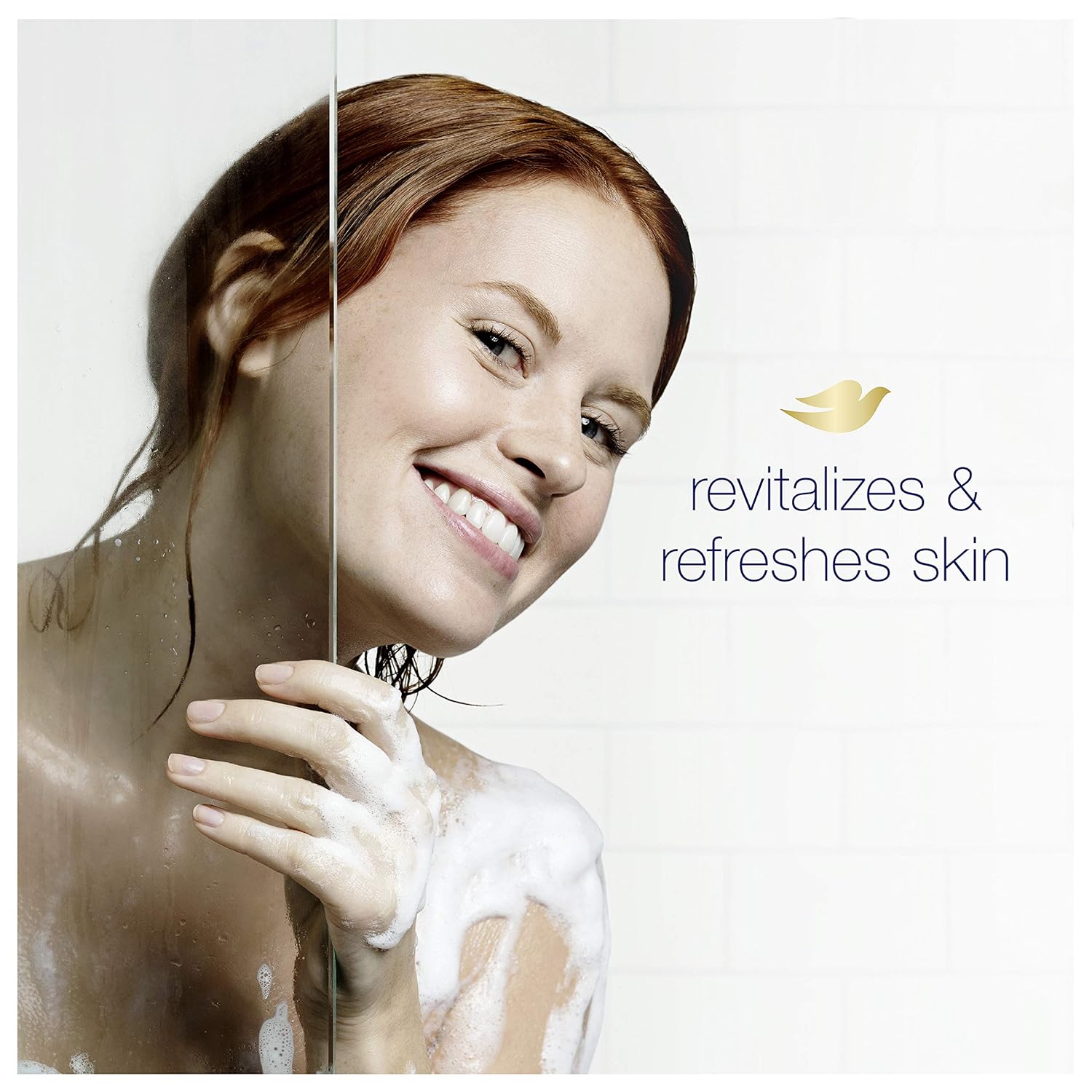 Dove Gentle Refreshing Body Wash - 500 ml Revitalizes and Refreshes Skin Effectively Washes Away Bacteria While Nourishing Your Skin 12 oz Personal Care Dove Shower Gel
