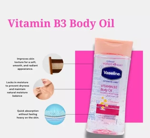 2 Packs Vaseline Daily Brightening Even Tone Body Lotion + Oil for Glowing Skin, with Vitamin B3 & Triple Sunscreens - 400ml For Radiant Looking Skin in 2 Weeks Vaseline Body Lotion 400ml + 200ml