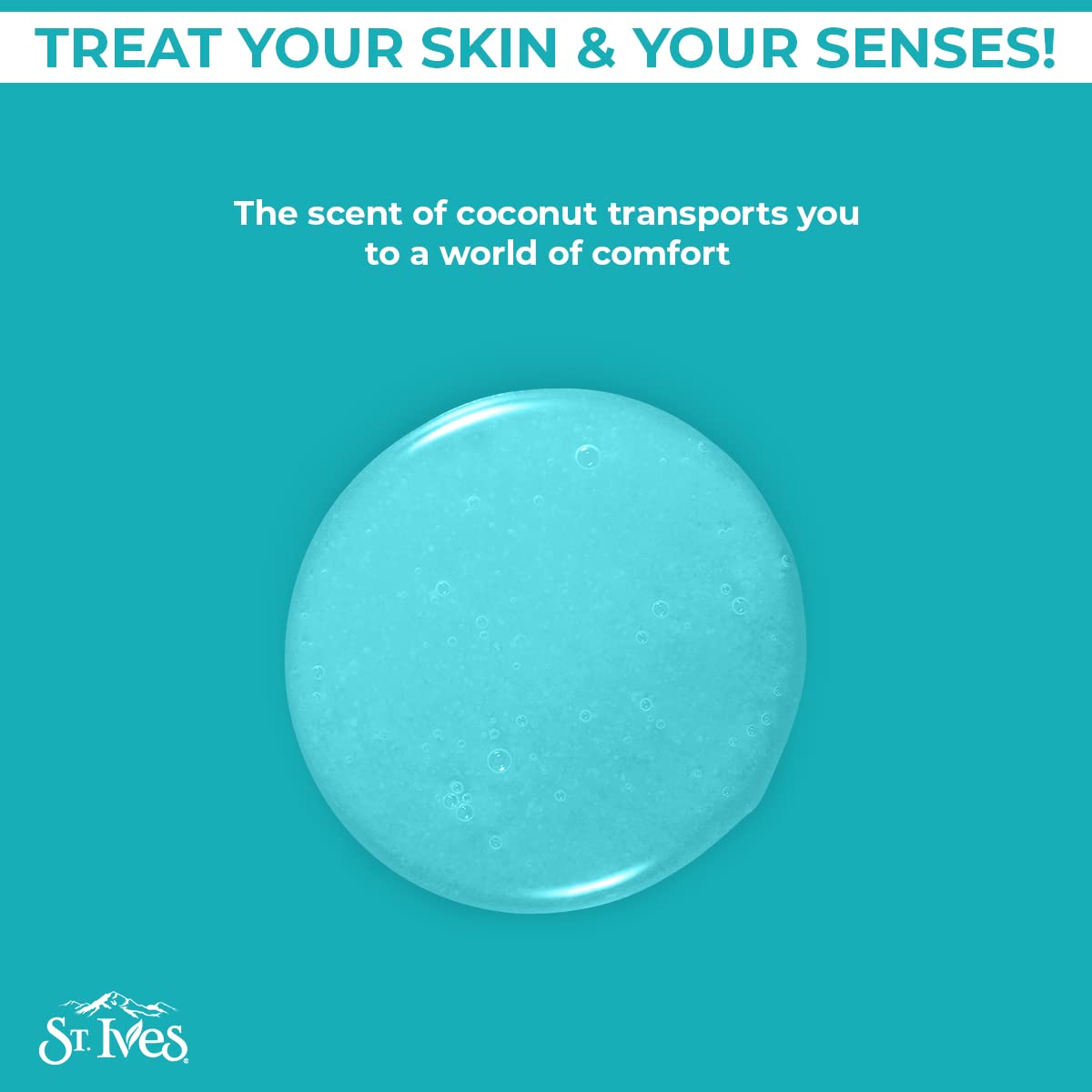 St. Ives Hydrating Body Wash COCONUT WATER & ORCHID 16 oz All Natural, Animal Cruelty-Free, Hydrating, Paraben-Free, Dermatologist Tested, Made with 100% Natural Extracts, Plant-Based