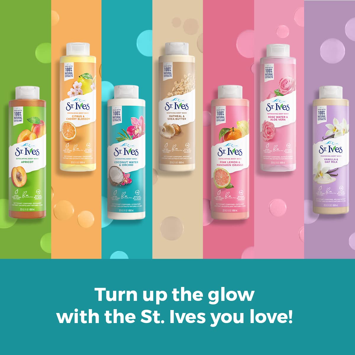 St. Ives Hydrating Body Wash COCONUT WATER & ORCHID 16 oz All Natural, Animal Cruelty-Free, Hydrating, Paraben-Free, Dermatologist Tested, Made with 100% Natural Extracts, Plant-Based