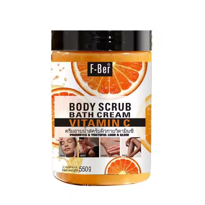 Body Whitening AHA Body Scrub Bath Cream Brightening Bathing Clears Knuckles Face Dark Spots Exfoliating Skincare 	 Deep cleansing. Exfoliating, Brightening Deep Moisturizing