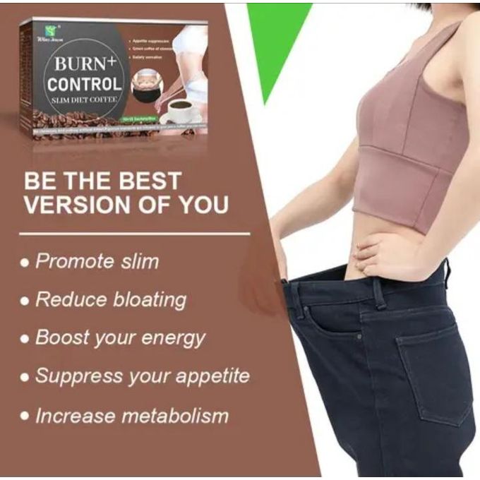 Wins Town 15 Sachets BURN + CONTROL SLIM DIET COFFEE Boost your energy Suppress appetite Increase metabolism
Suppress appetite Caffeine free Reduces bloating