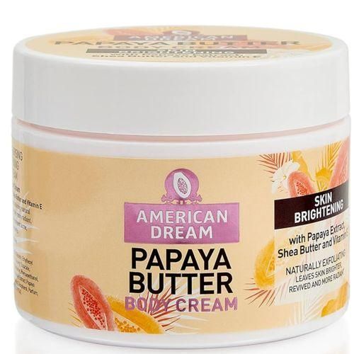 American Dream Cocoa Butter Papaya Body Cream 500ml Deep Moisturizing Brightening Lotion With Vitamin E For Smooth Soft Glowing Skin Helps Reduce Dark Spots Stretch Marks Daily Body Care For All Skin