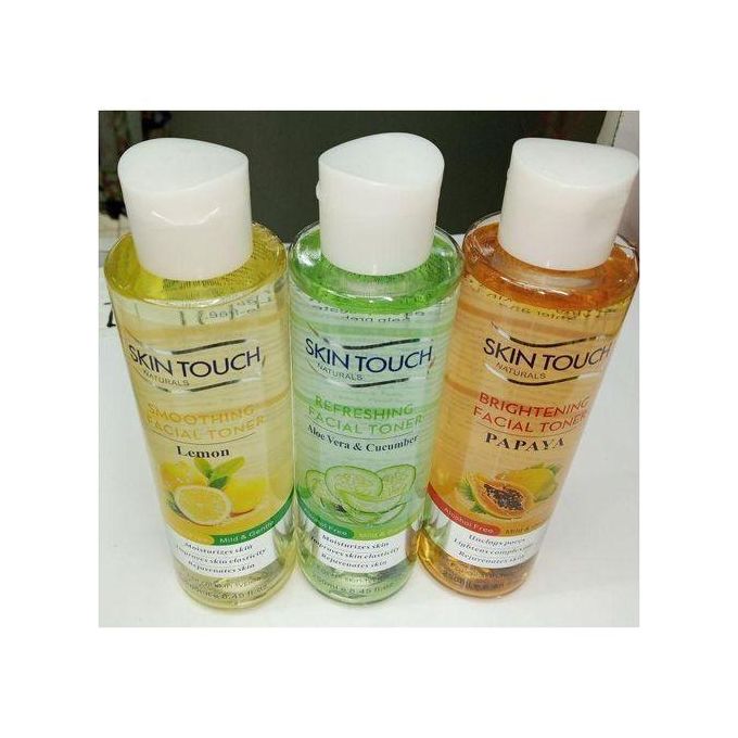 Skin Touch Facial Toner 250ml Refreshing Hydrating Gentle Toner Removes Dirt Oil Impurities Pores Tightening Soft Smooth Skin Suitable For All Skin Types Daily Skincare Face Care