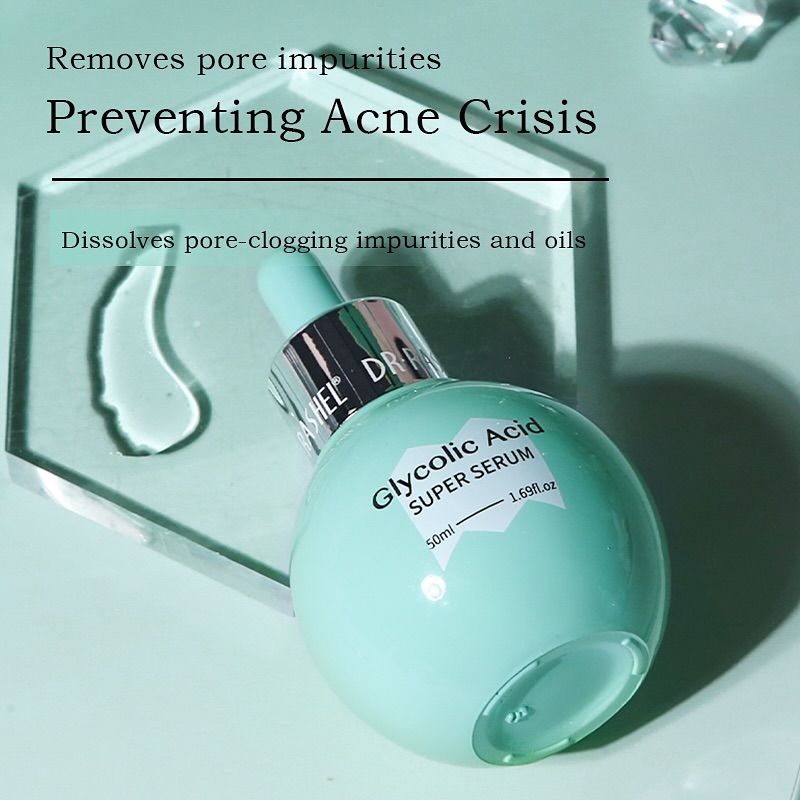Dr. Rashel Resurfacing Glycolic Acid Super Serum 3% 50 ml Gentle Exfoliating Brightening Facial Serum Smooth Skin Texture Fades Bumps & Dullness Radiance Booster