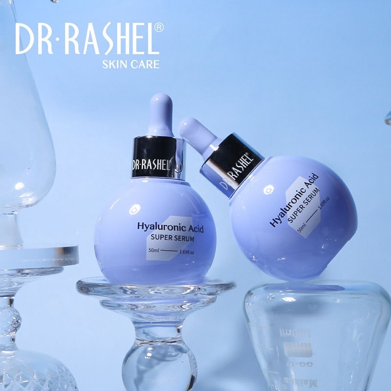 DR. Rashel Hyaluronic Acid Super Serum 3% – Deep Hydration Plumping Face Serum for Super Moisturized, Smooth, Youthful & Fine-Line-Free Skin