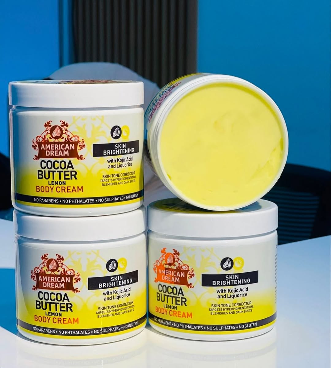 American Dream Cocoa Butter Body Cream – 500ml | Deep Moisturizing, Softening & Nourishing Skin Cream