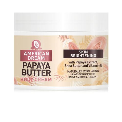American Dream Cocoa Butter & Papaya Body Cream – 500ml | Deep Moisturizing, Skin Brightening & Nourishing Body Lotion