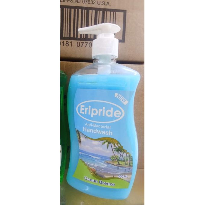 Eripride Anti-Bacterial Handwash 500ml - Kills Germs & Bacteria, Moisturizing & Skin-Friendly, Gentle Formula for Daily Use, Effective Hand Hygiene, Best for Home & Office Use, 500ml Liquid Soap