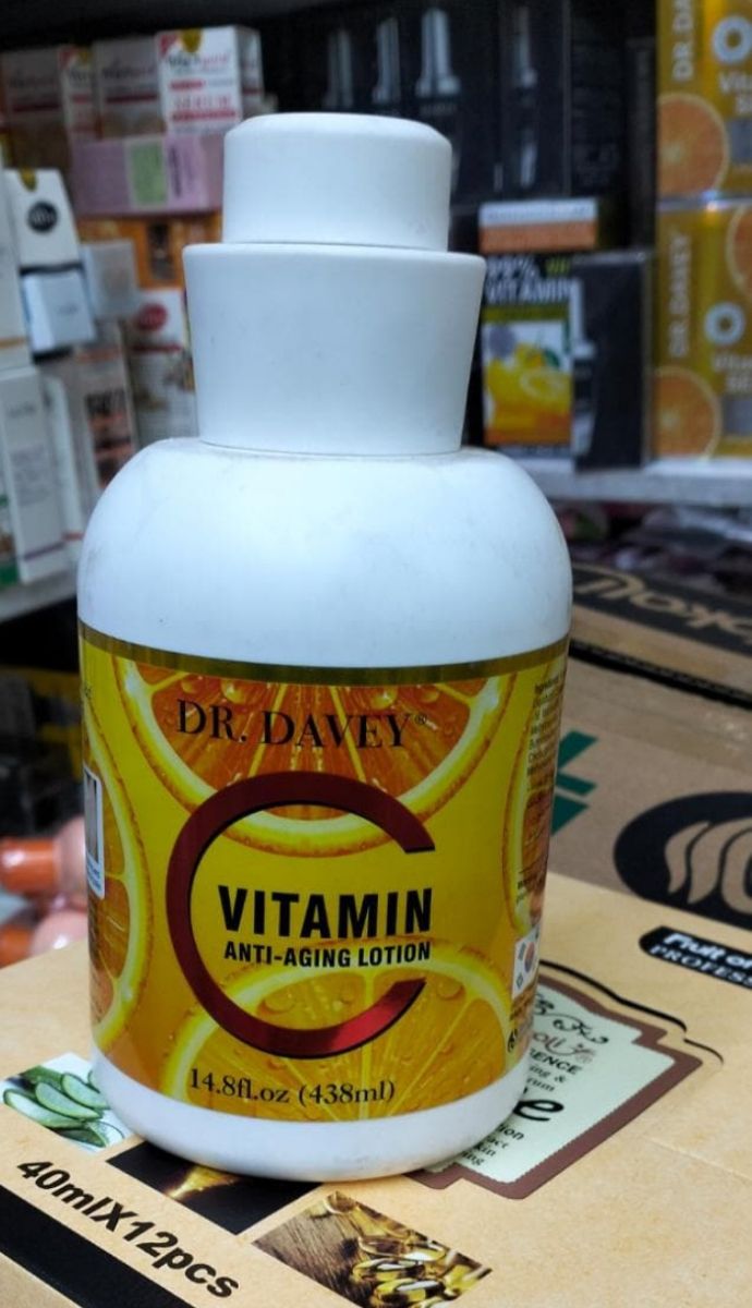 Dr Davey Vitamin c Anti-Aging Lotion 438ml – Deep Moisturizing & Skin Rejuvenating Body Lotion, Vitamin-Enriched Anti-Aging Cream for Smooth, Youthful Skin Daily Body Care