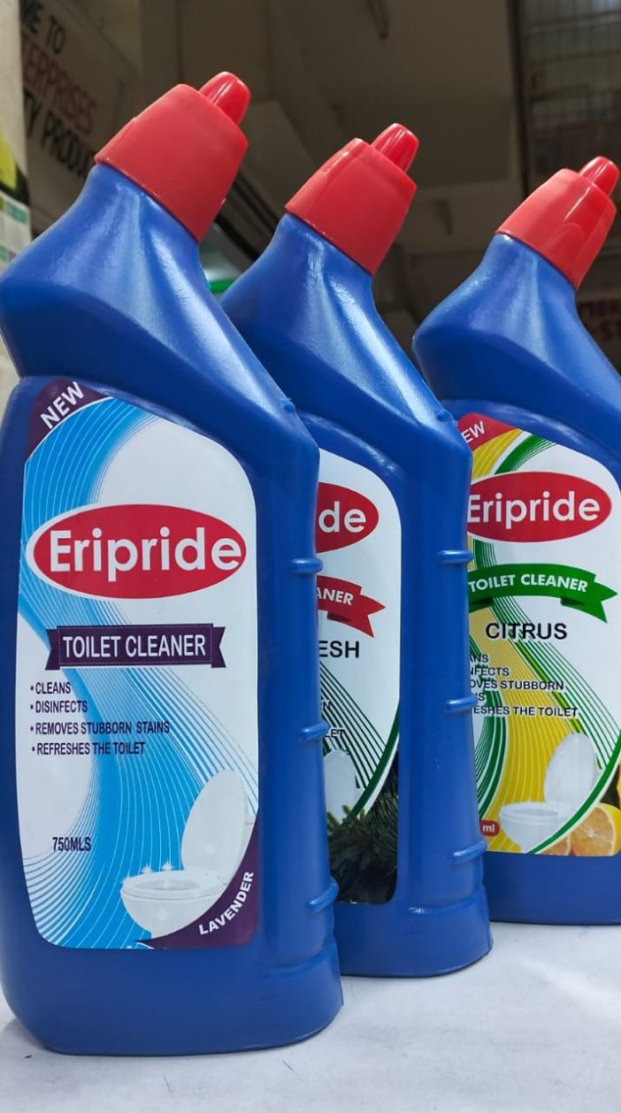 Eripride Toilet Cleaner 750ml – Powerful Germ-Killing Toilet Bowl & Ceramic Cleaner, Deep Stain & Limescale Removal, Fresh Scent, Safe for All Toilet Bowls, Bathroom Hygiene