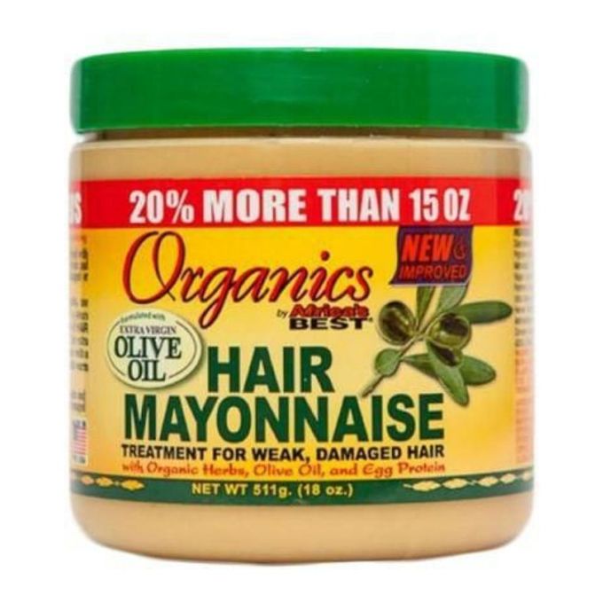 Original Curlboss Best Olive Oil Hair Mayonnaise 511g – Deep Conditioning Hair Treatment with Olive Oil & Egg Protein for Dry, Damaged or Chemically-Treated Hair, Strengthen & Restore Shine