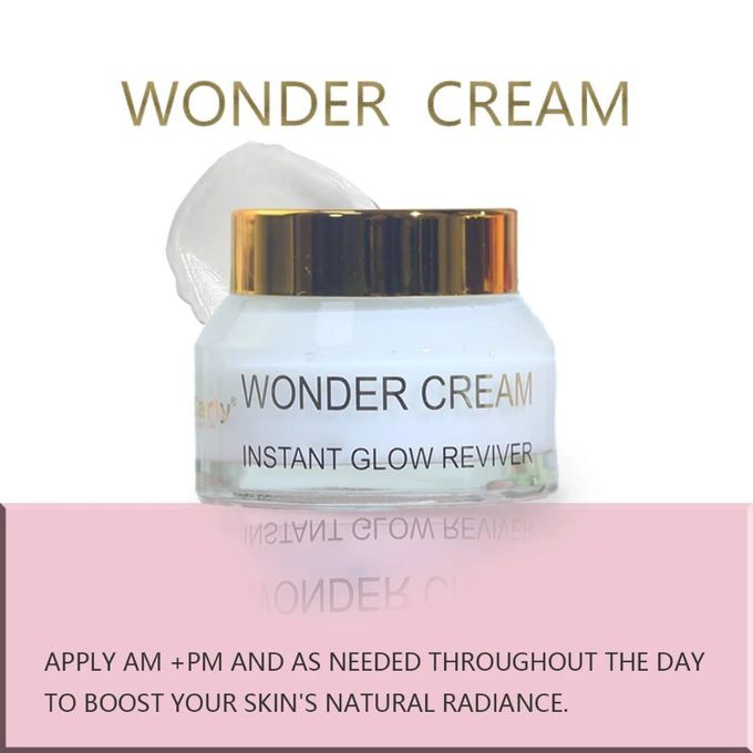 O’carly Wonder Cream Instant Glow Reviver for Smoother Rejuvenated Complexion Brightening Moisturizer Anti-Dullness Hydrating Face Cream Fast Radiance Booster – 50ml Skin Care