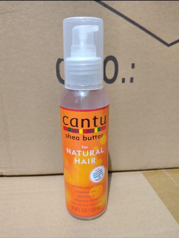 Cantu Shea Butter For Natural Hair 120ml – Deep Moisturizing Leave-In Conditioning Cream, Nourishing Repair Formula For Curly Coily Dry Hair, Anti-Frizz Strengthening Hydration Daily Hair Treatment