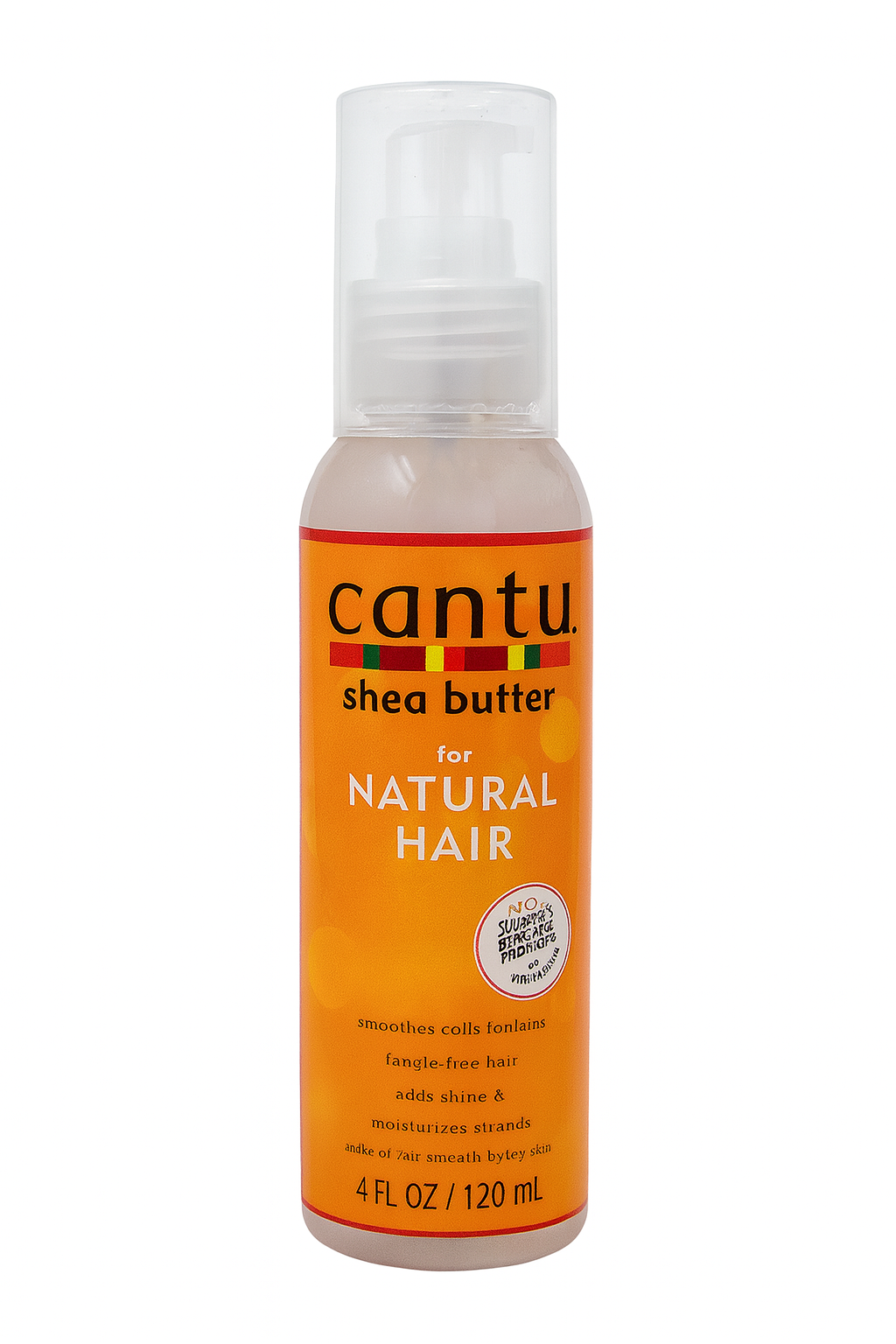 Cantu Shea Butter For Natural Hair 120ml – Deep Moisturizing Leave-In Conditioning Cream, Nourishing Repair Formula For Curly Coily Dry Hair, Anti-Frizz Strengthening Hydration Daily Hair Treatment