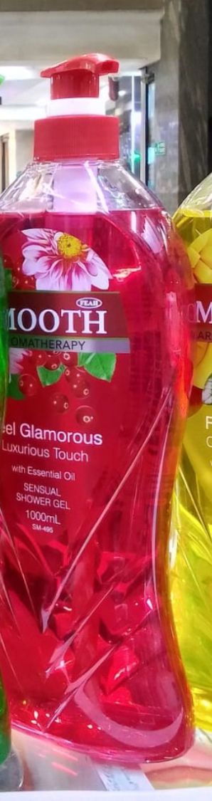 Smooth Aromatherapy Glamorous Luxurious Touch Essential Oil Shower Gel 1000 ml – Moisturizing & Sensual Body Wash for Soft, Smooth, Radiant Skin with Rich Fragrance