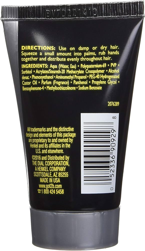 Got2b Ultra Glued Indestructible Styling Gel – Maximum Hold Hair Gel for Spikes, Edges & Sleek Styles, Water-Resistant, No Residue, 150ml Strong Hold for Men & Women