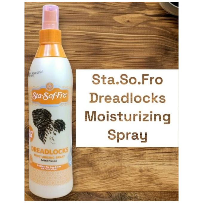 Sta-Sof-Fro Dreadlocks Moisturizing Spray 350ml – Hydrating Loc Spray for Dreadlocks & Natural Hair, Softens, Nourishes & Revitalizes Dry Locs, Reduces Itching, Daily Hair Care Mist