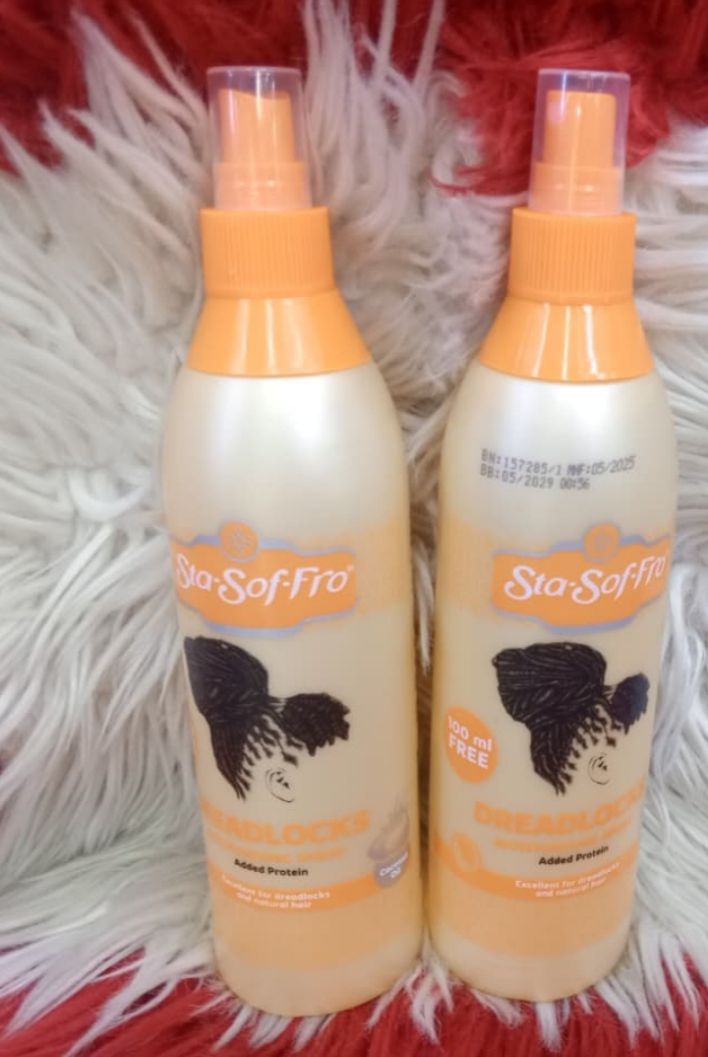Sta-Sof-Fro Dreadlocks Moisturizing Spray 350ml – Hydrating Loc Spray for Dreadlocks & Natural Hair, Softens, Nourishes & Revitalizes Dry Locs, Reduces Itching, Daily Hair Care Mist