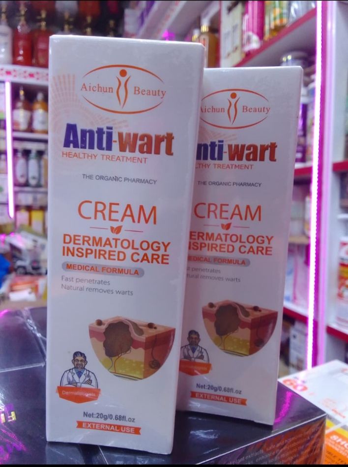 Anti Warts Cream Aichun Beauty Dermatology Inspired Care Wart Remover Cream 20g Natural Plant Formula Fast Penetrating Wart & Skin Tags Treatment Effective Safe Home Use