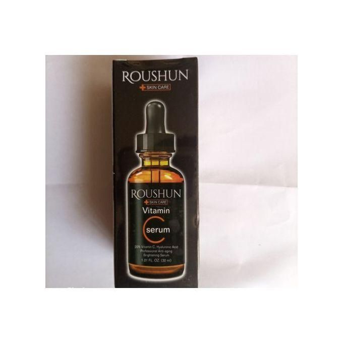 Vitamin C Serum Roushun Skin Care 20% Vitamin C Hyaluronic Acid Anti Aging Brightening Face Serum Dark Spots Wrinkle Repair Moisturizing Glow Booster 30ml