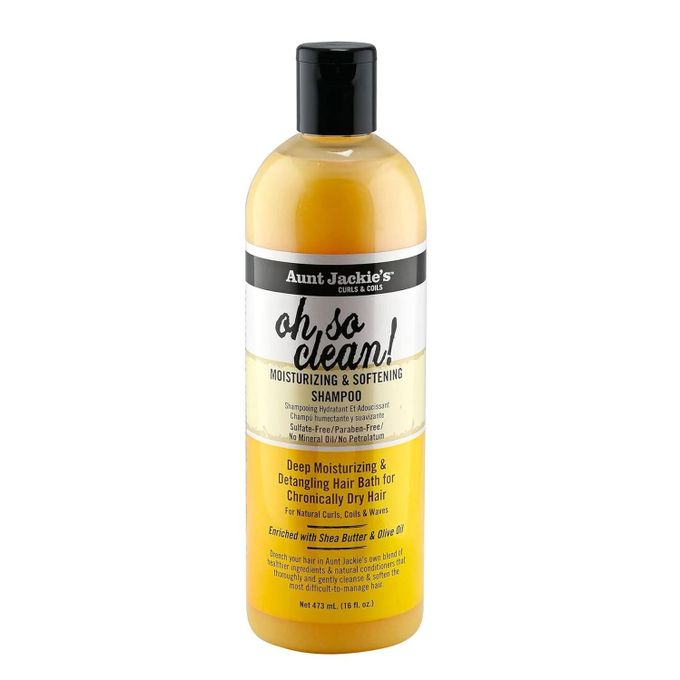 Aunt Jackie’s Curls & Coils Ah So Clean Moisturizing Shampoo with Shea Butter & Olive Oil | Deep Cleansing Softening Hair Wash for Natural Curly Coily Hair | Sulfate Free 355ml