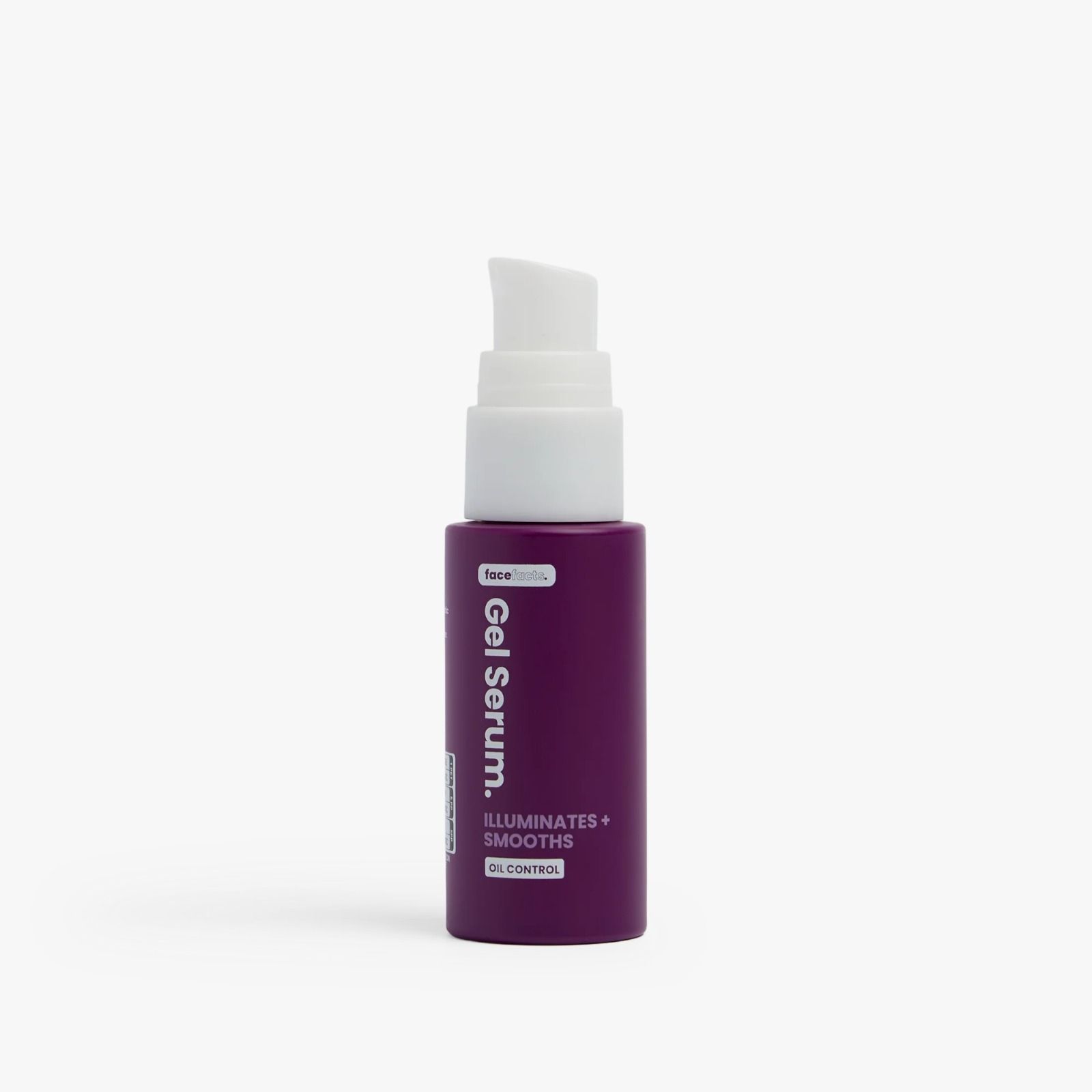 FaceFacts Gel Serum Illuminates + Smoothes Oil Control Niacinamide + Green Tea + Vitamin C Vegan Face Serum 30ml – Brightening, Hydrating, Lightweight Gel for Daily Skincare