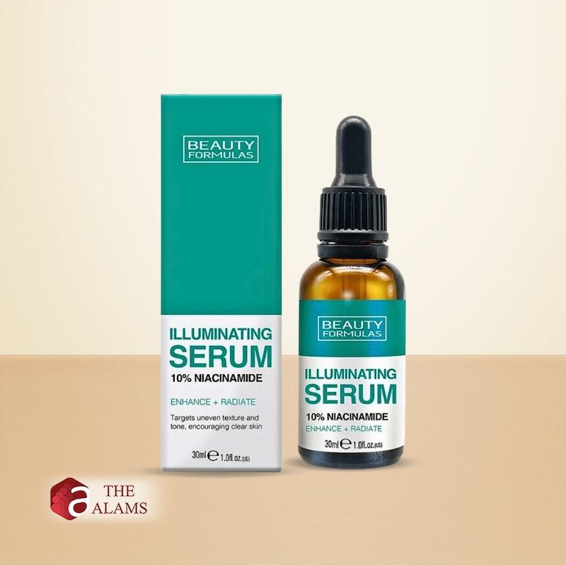 Beauty Formulas Illuminating Serum 10% Niacinamide 30ml – Brightening Face Serum, Targets Uneven Texture & Tone, Encourages Clear Skin, Lightweight Daily Skin Lossless Glow Serum