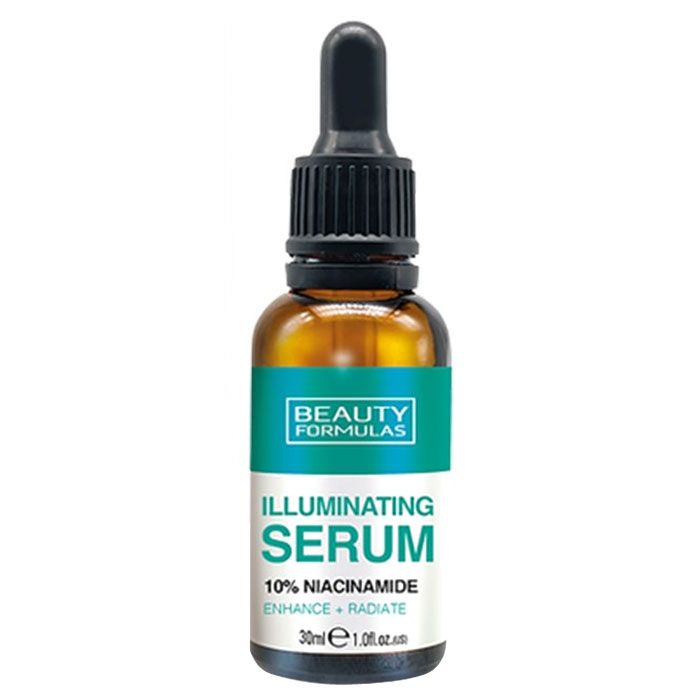 Beauty Formulas Illuminating Serum 10% Niacinamide 30ml – Brightening Face Serum, Targets Uneven Texture & Tone, Encourages Clear Skin, Lightweight Daily Skin Lossless Glow Serum