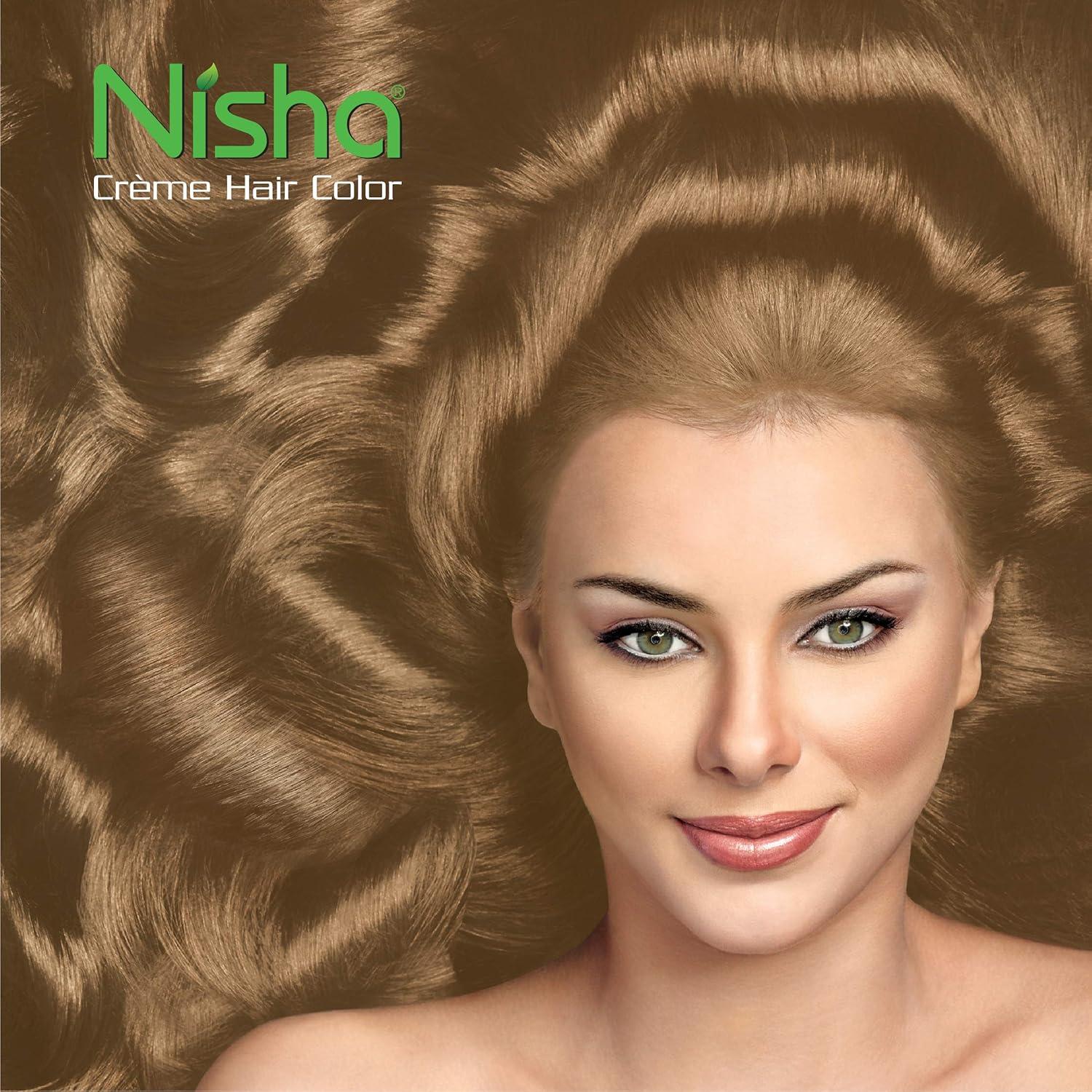 Nisha Creme Hair Color 8.1 Golden Blonde – Permanent Hair Dye with 100% Grey Coverage, Rich Bright Long Lasting Golden Blonde Hair Colour, Ammonia Free, Nourishing Henna & Natural Extracts