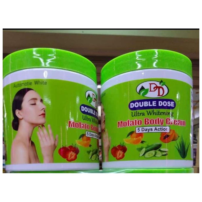 Cream Double Dose Ultra Whitening Molato Body Cream 5 Days Action Fast Skin Brightening Moisturizing Body Lotion Dark Spot Removal Even Tone Hydrating Whitening Cream for Smooth Glowing Skin