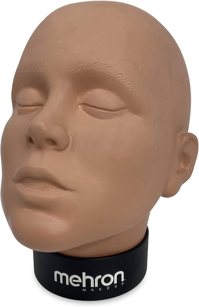 Training Dummy Mannequin Head for Hair Styling Makeup Practice Hairdressing Cosmetology Salon Practice Model with Long Hair for Students Beginners Professionals