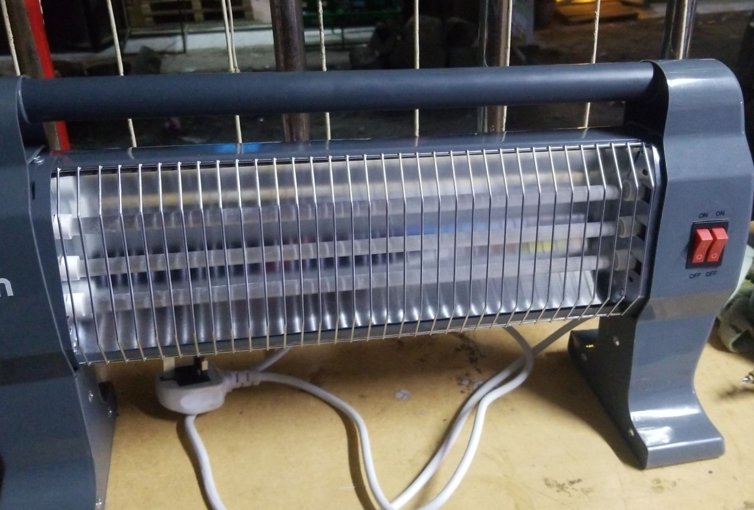 (WE GOT YOU COVERED DURING THE COLD SEASON)Von Room Bar Heater  2000WKeep your home warm during this cold season with this  portable heater.This Bar Heater produce ,warm and hot designed to love