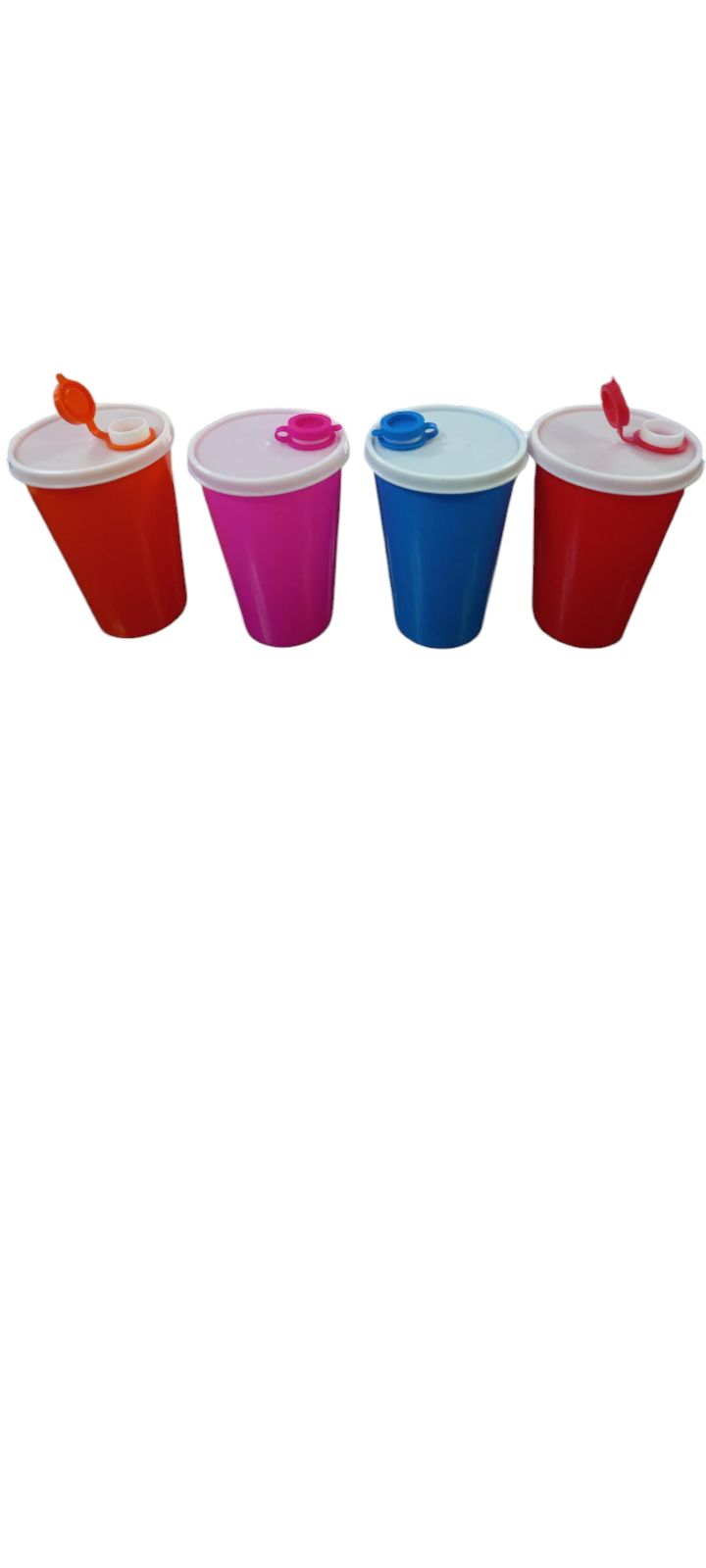 [Anniversary Sale]350ml Plastic tumbler.Large Capacity Water Cup Matte Tumbler Reusable Plastic Cup with Wide Opening Leak-Proof(AS PICTURE)