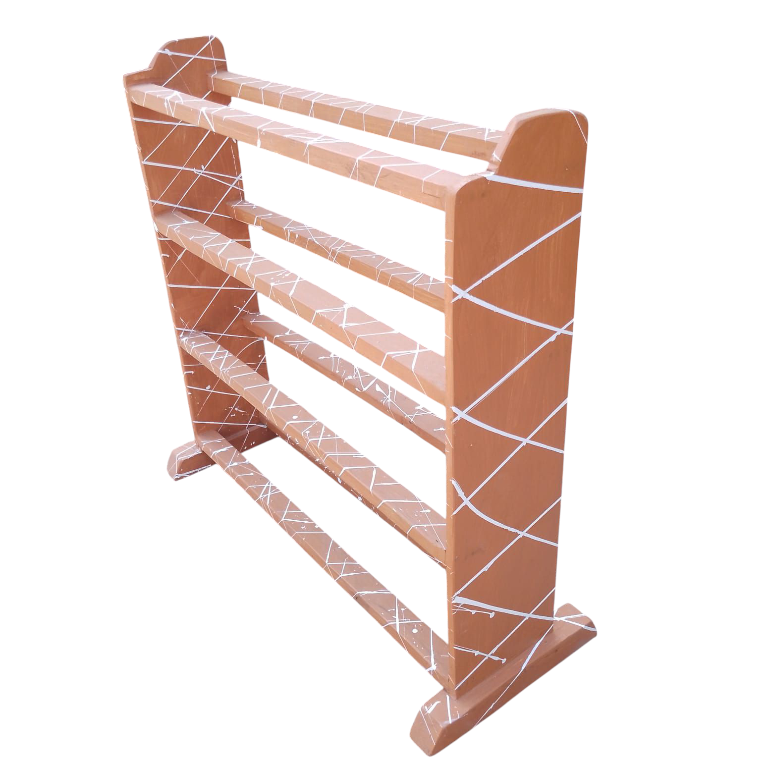 [Superior Quality] Offer price 4 layers Wooden Shoe Rack Economical Shoe Shelf Simple Shoe Cabinet Multi-layer Assembly Door Dormitory Organizer Shoe