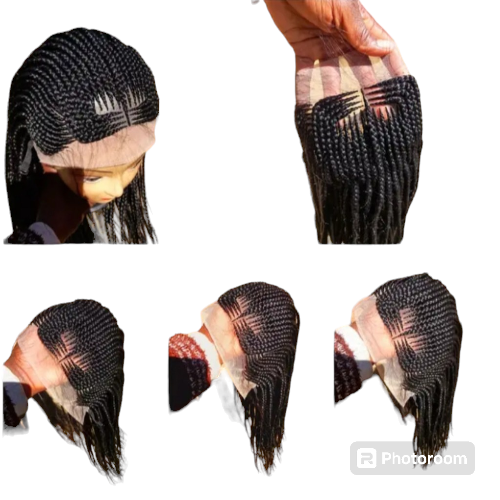 Frontal braided wig