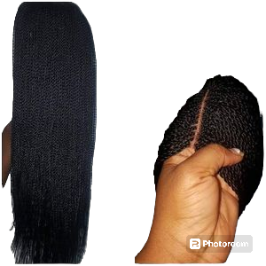 Closure twisted wig