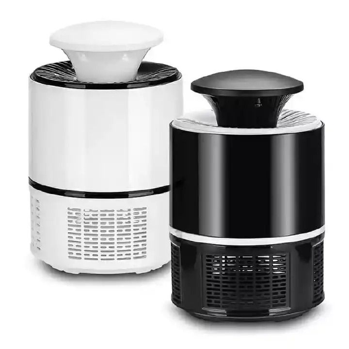 Electric Mosquito Killer With 360 Degrees LED Trap Lamp - Black/White