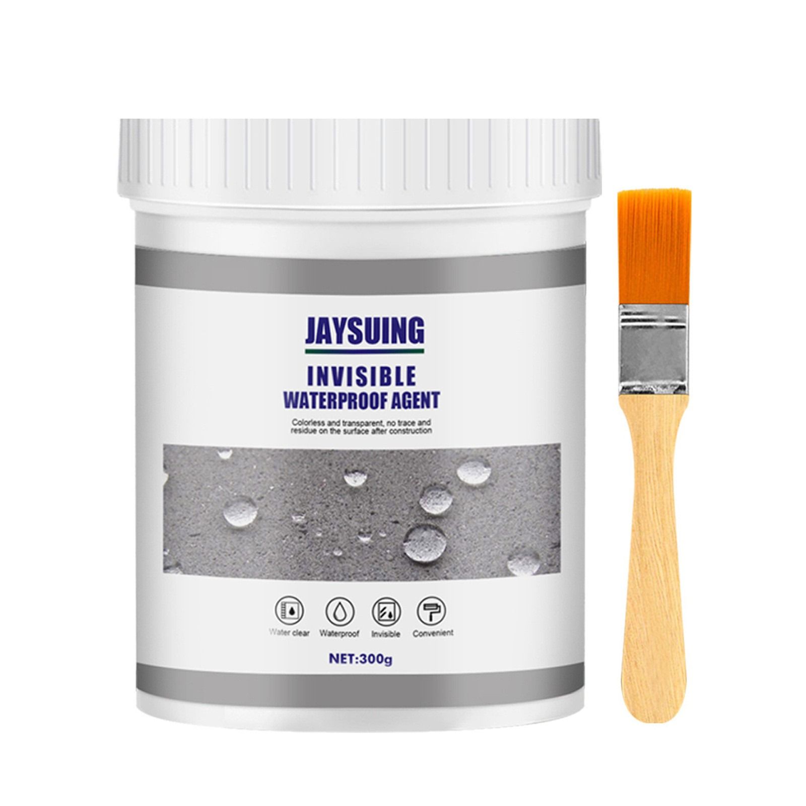 Invisible Waterproof Agent 10.5Fl Oz (300ml), Transparent Waterproof Coating Waterproof Glue - Waterproof Sealant, Super Strong Invisible Waterproof Anti-Leakage Agent