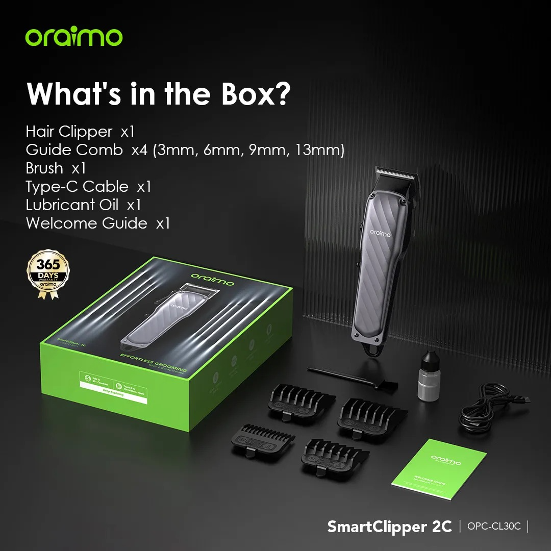 oraimo SmartClipper 2C Professional Hair Clipper