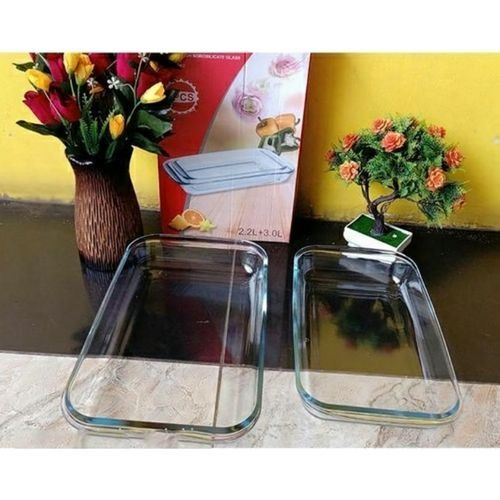 Signature Baking Glass Tool/Storage Container Bowl - Set Of 2