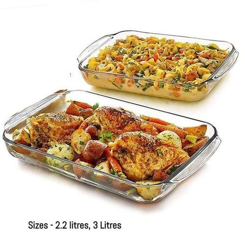 Signature Baking Glass Tool/Storage Container Bowl - Set Of 2