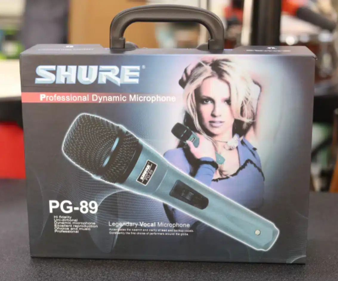 Wired Shure PG89 Professional Dynamic Microphone