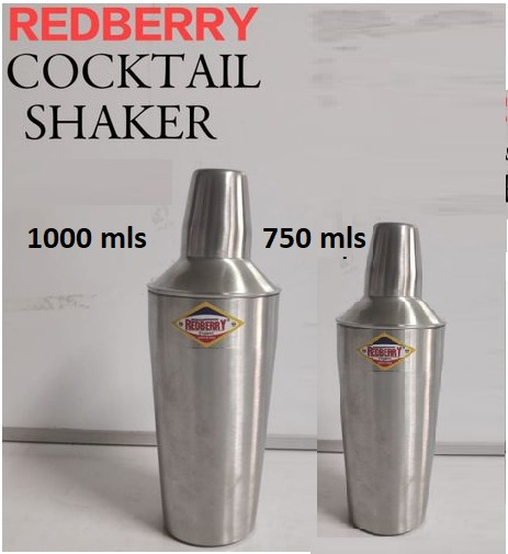 Redberry Stainless Steel Cocktail Shaker