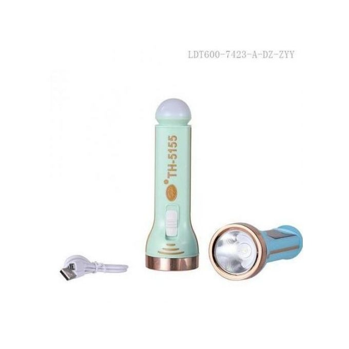 Rechargeable Solar Energy Flashlight Torch