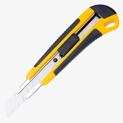 High Quality Paper Cutter Large Size Utility Knife Auto-Lock Paper Cutter Plastic Grip Hand-held Paper Cutter with Blades